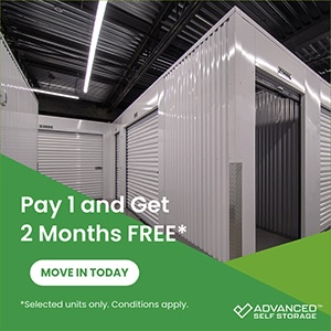 Advanced Self Storage - Maple Meadows Promotion